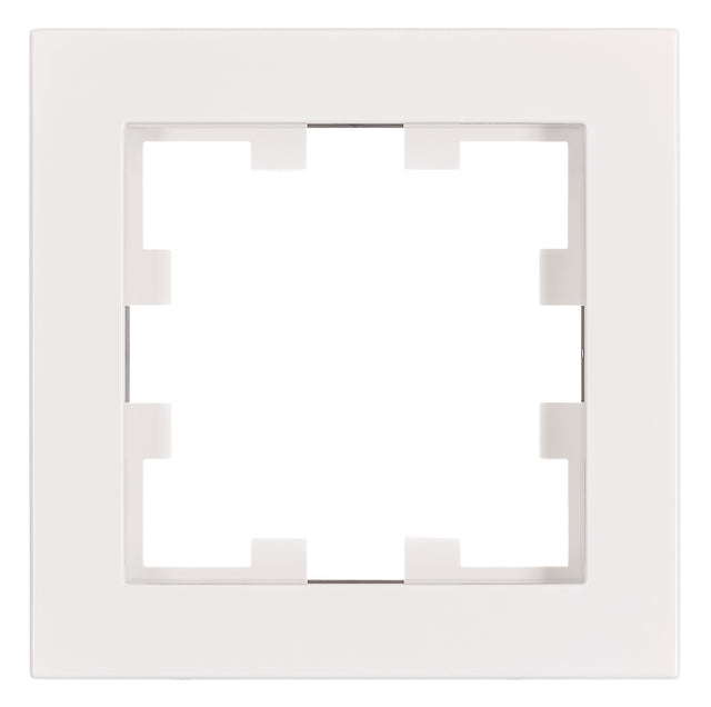 Rahmen 1-fach, Design CUBIC, weiß