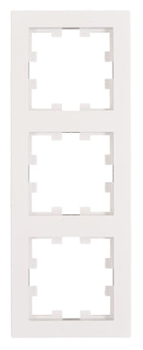 Rahmen 3-fach, Design CUBIC, weiß