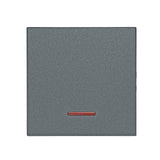 Wippe S 50 mit roter Linse, anthrazit