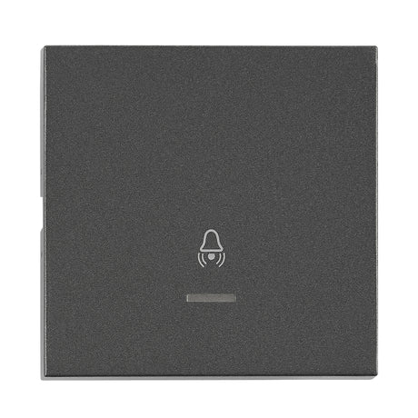 Wippe S 55 mit transparenter Linse, Symbol Glocke, anthrazit