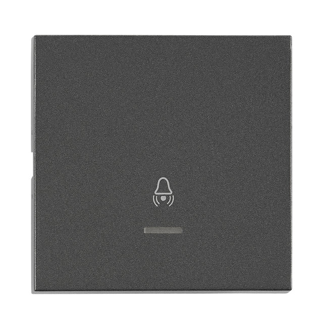 Wippe S 55 mit transparenter Linse, Symbol Glocke, anthrazit