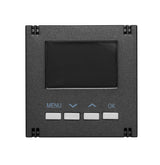 Elektronischer Jalousieschalter-Aufsatz, anthrazit