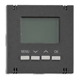 Digitaler Raumthermostat Aufsatz, Heizung, Anthrazit