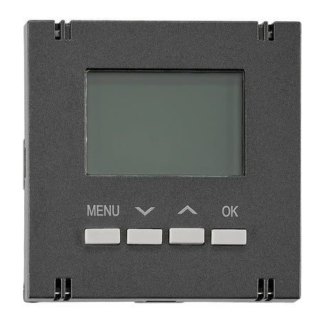Digitaler Raumthermostat Aufsatz, Heizung, Anthrazit