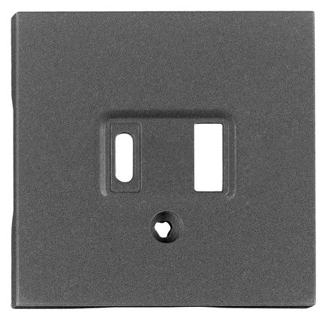 USB Ladesteckdosen A+C-Abdeckung, anthrazit