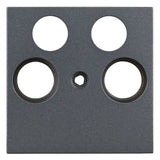 TV Abdeckung, 4-Loch, anthrazit