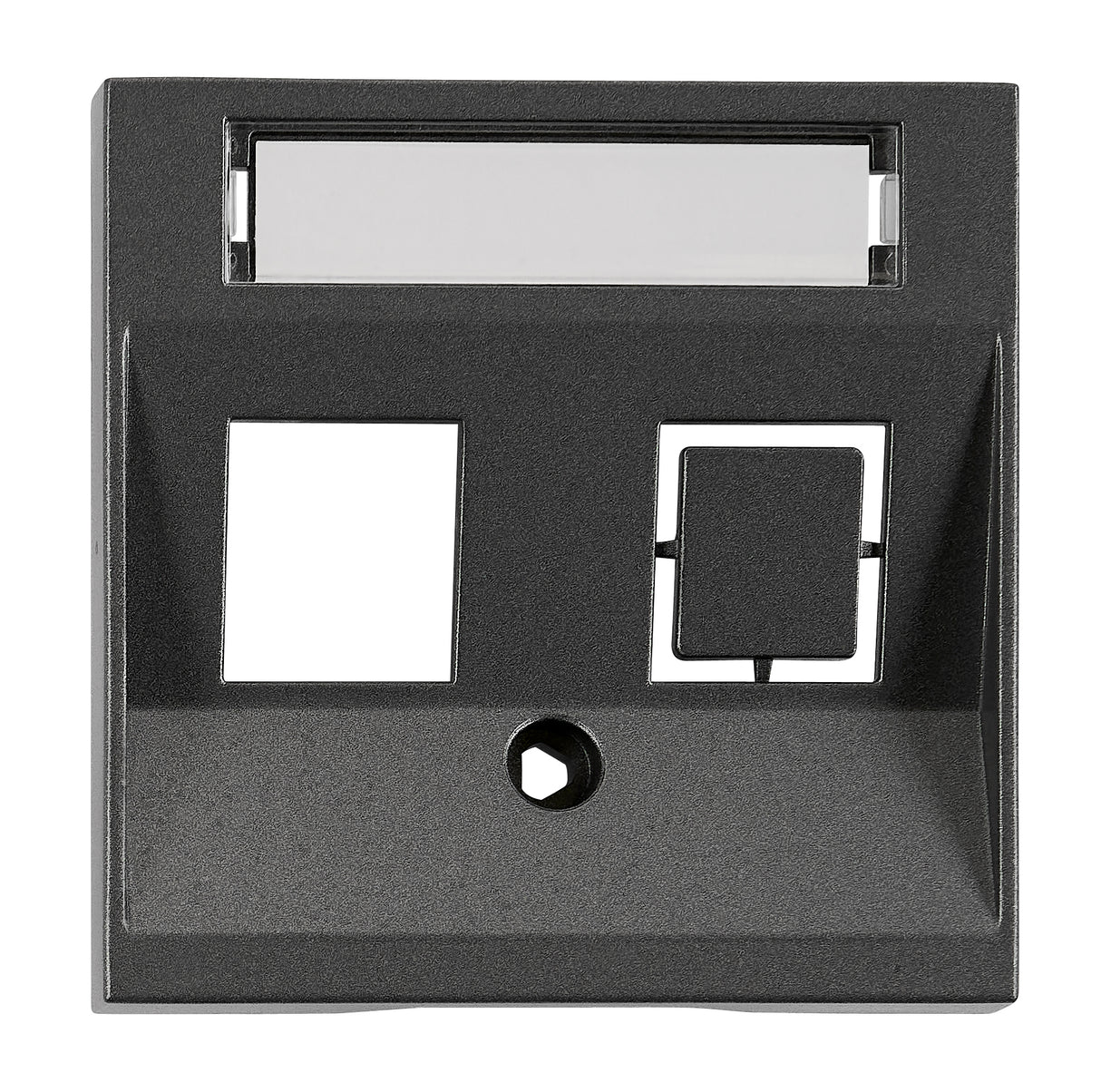 Abdeckung für RJ45 Toolless Line Module, 1-fach, anthrazit