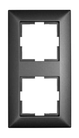 Rahmen 2-fach, Design CLASSIC, anthrazit