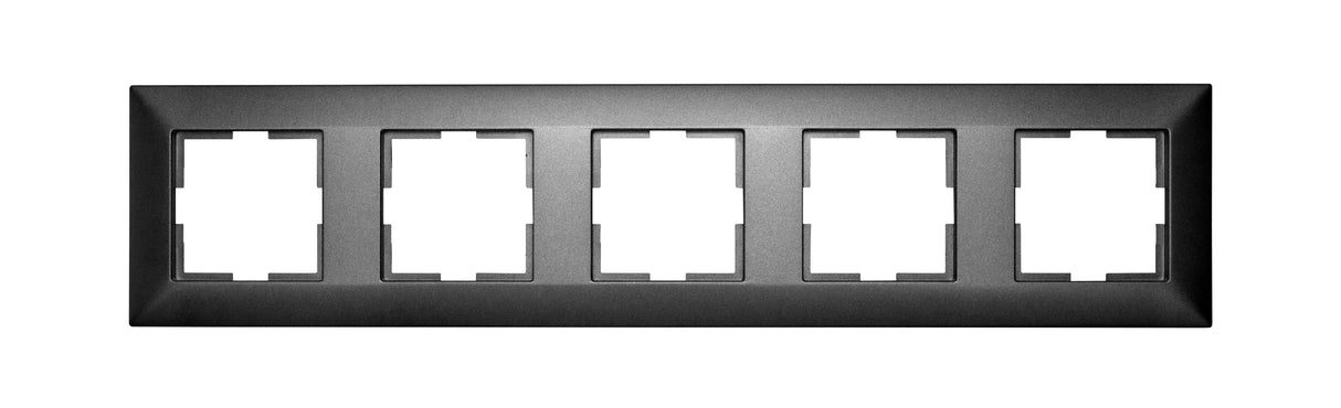 Rahmen 5-fach, Design CLASSIC, anthrazit
