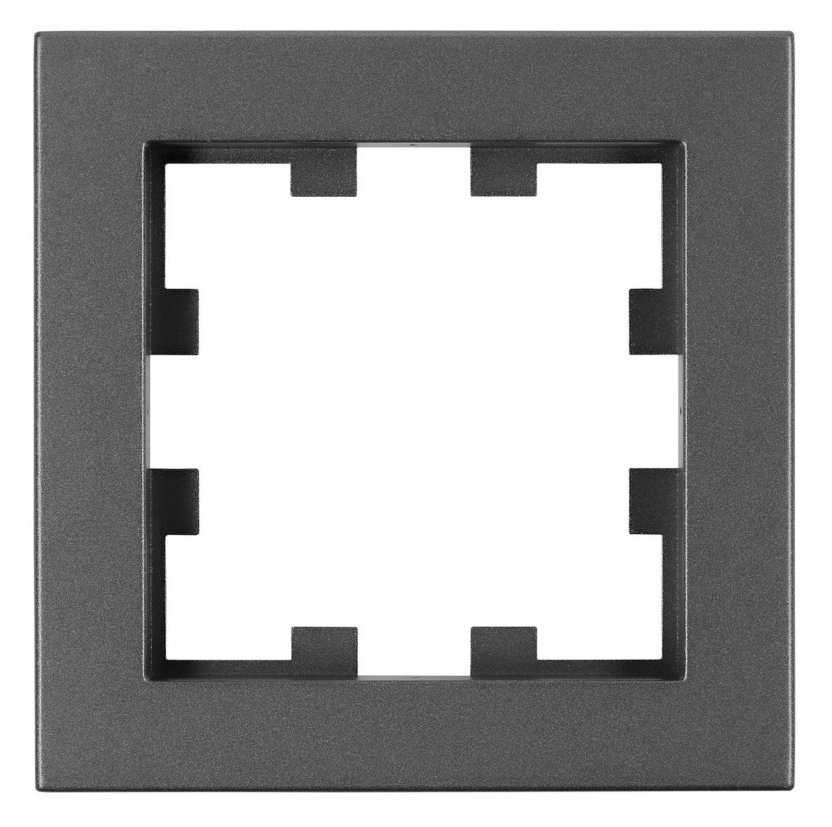 Rahmen 1-fach, Design CUBIC, anthrazit