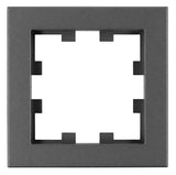 Rahmen 1-fach, Design CUBIC, anthrazit
