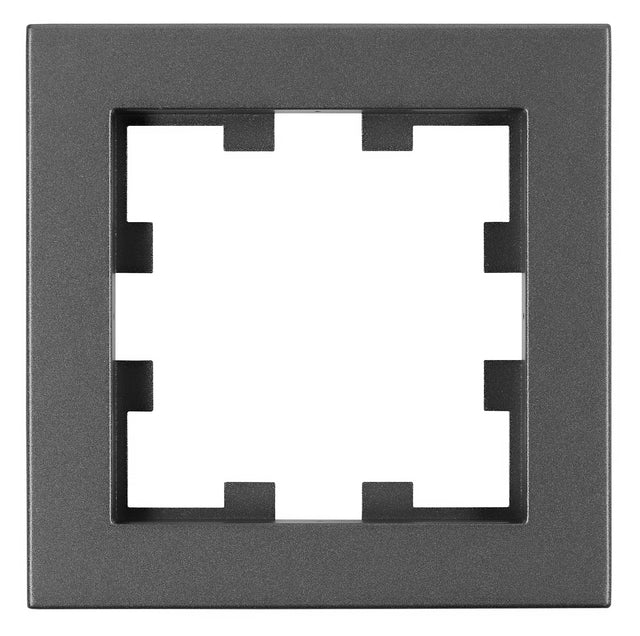 Rahmen 1-fach, Design CUBIC, anthrazit