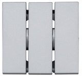 Wippe 50 für Ausschalter 3 fach, Silber