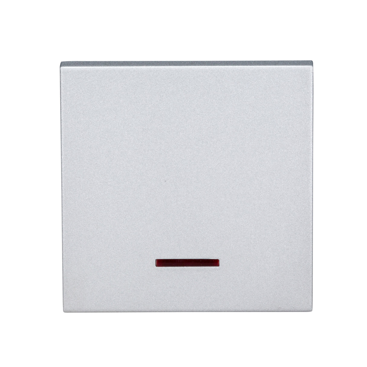 Wippe S 50 mit roter Linse, Silber