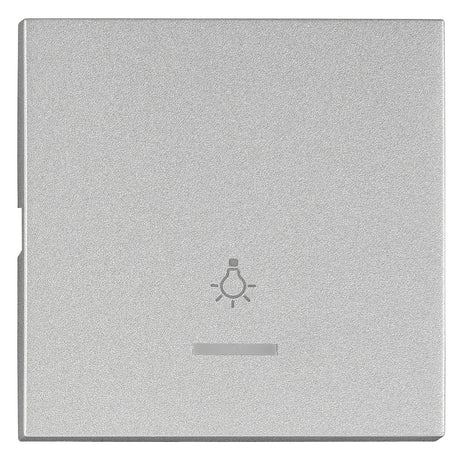 Wippe S 50 mit transparenter Linse, Symbol Licht, Silber