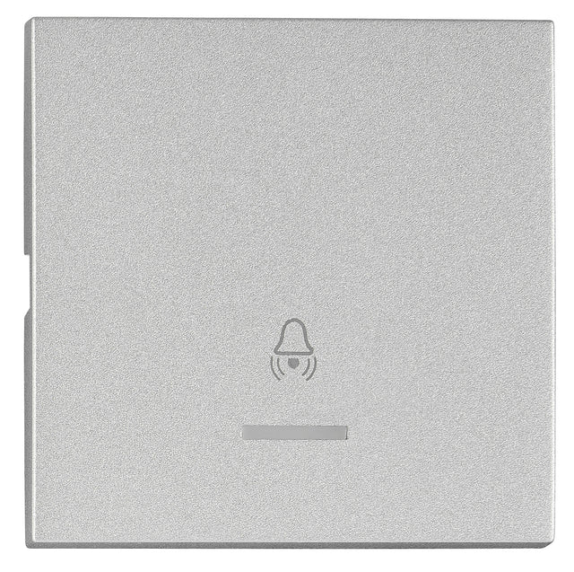 Wippe S 50 mit transparenter Linse, Symbol Glocke, Silber