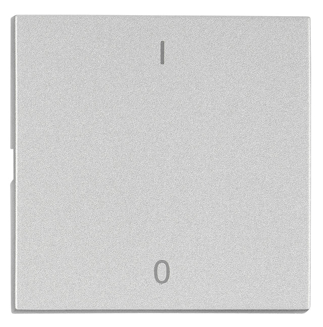 Wippe S 50 mit Symbol EIN/AUS, Silber