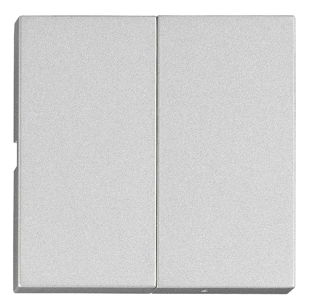 Wippe S 55 für Serien-, Doppelwechselschalt, Doppeltast,Silb