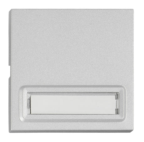 Wippe S 55 mit beleuchtetem Schriftfeld, Silber