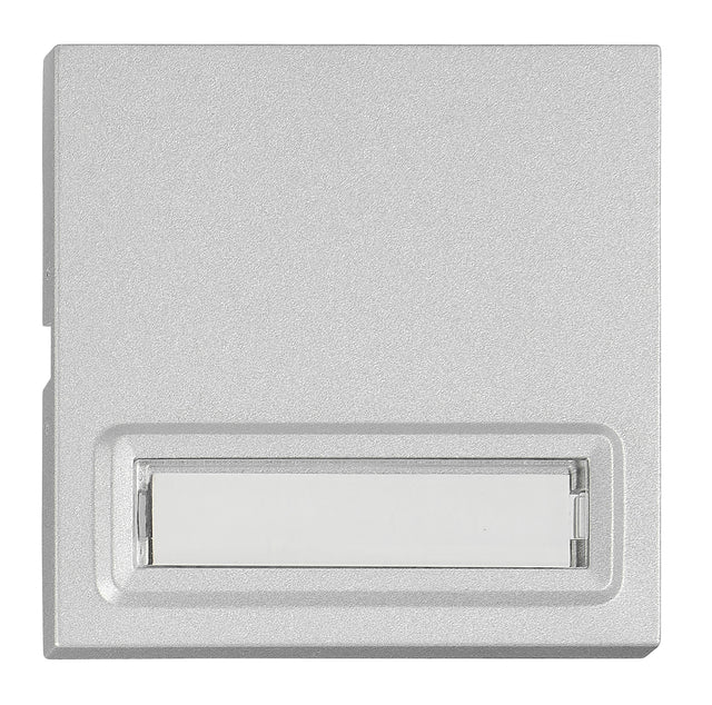 Wippe S 55 mit beleuchtetem Schriftfeld, Silber