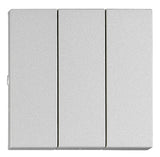 Wippe S 55 für Ausschalter 3 fach, Silber