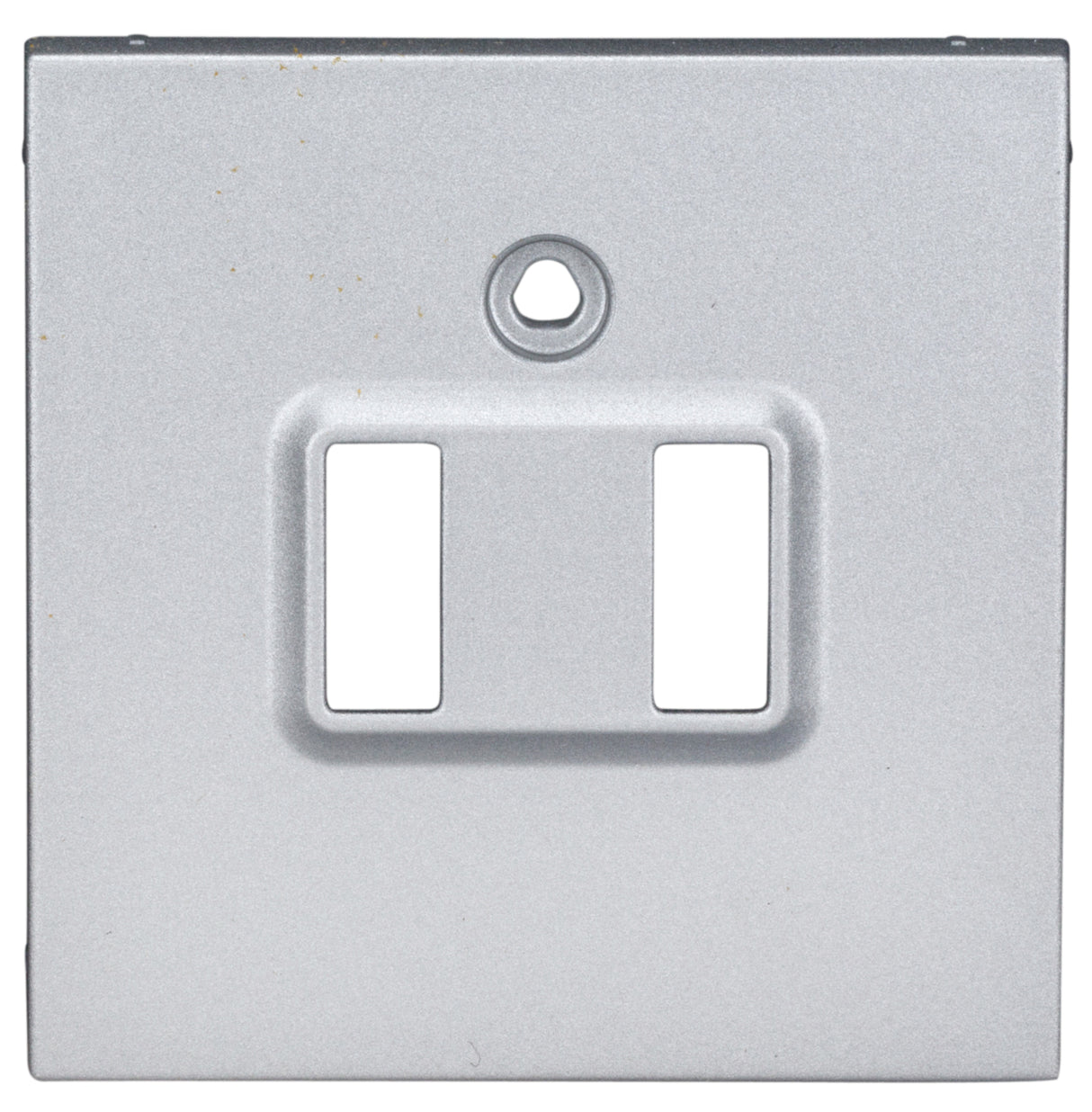 USB Ladesteckdosen-Abdeckung, silber