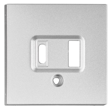 USB Ladesteckdosen A+C-Abdeckung, silber