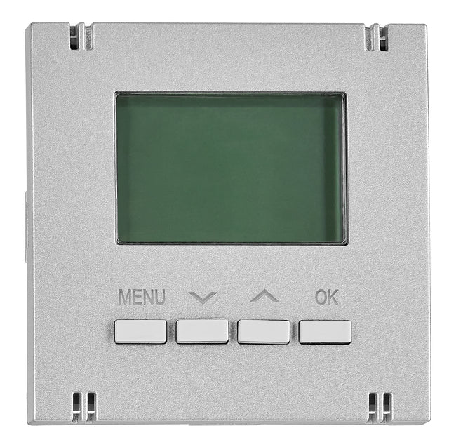 Elektronischer Jalousieschalter-Aufsatz, Silber
