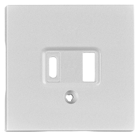 USB Ladesteckdosen A+C-Abdeckung, Silber