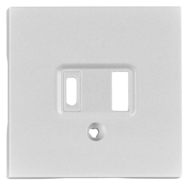 USB Ladesteckdosen A+C-Abdeckung, Silber