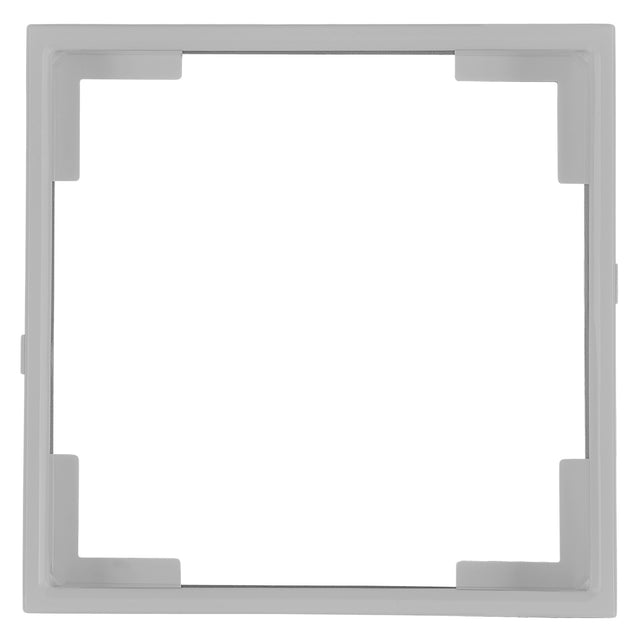 Adapterrahmen 55x55 mm zu 50x50mm, Silber,  1 VE = 5 Stück