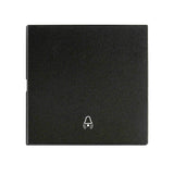 Wippe S 55 mit Symbol Glocke, schwarz, matt