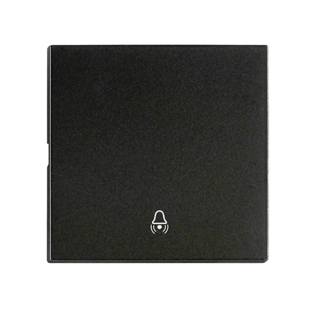 Wippe S 55 mit Symbol Glocke, schwarz, matt