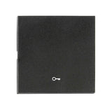 Wippe S 55 mit Symbol Schlüssel, schwarz, matt