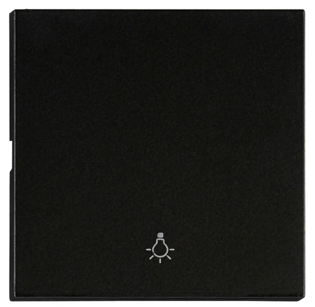 Wippe S 55 mit Symbol Licht, schwarz, matt