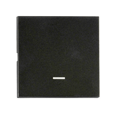 Wippe S 55 mit transparenter Linse, schwarz, matt