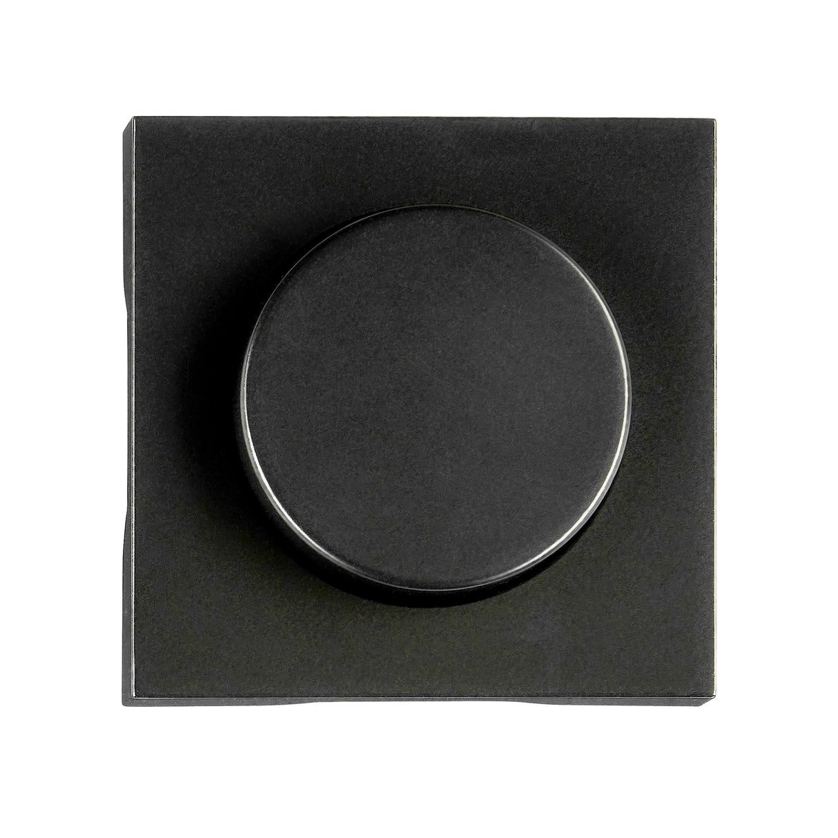 Abdeckung für Dimmer, schwarz, matt