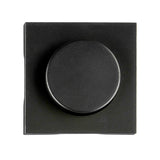 Foto: Abdeckung für Dimmer, schwarz, matt