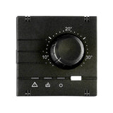 Analoger Raumthermostat Aufsatz, Heizung, Schwarz, matt