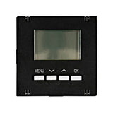 Fußbodenthermostat Aufsatz, schwarz, matt