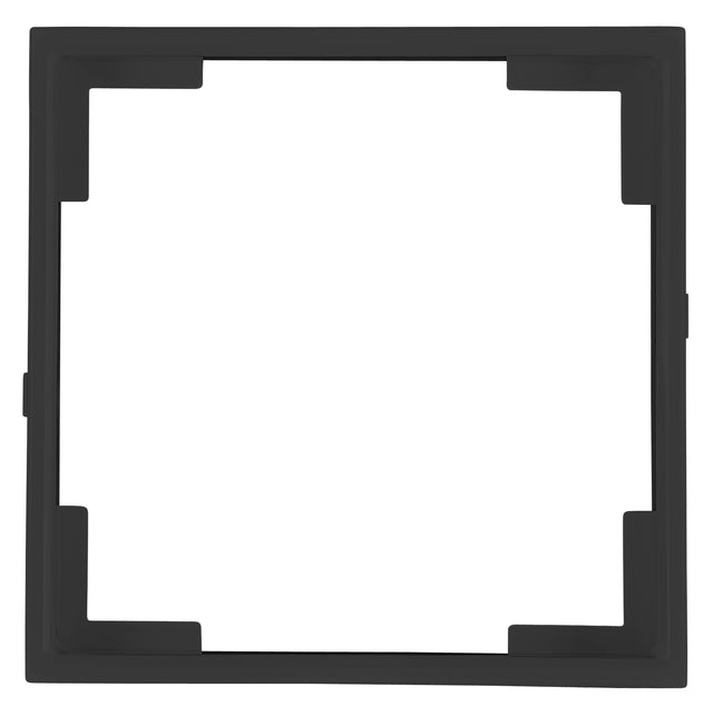 Adapterrahmen 55x55 mm zu 50x50mm, schwarz, 1 VE = 5 Stück