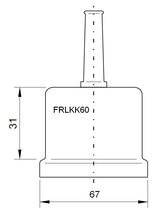 Iso-Kappe für LKT mit Ø60mm (lose)