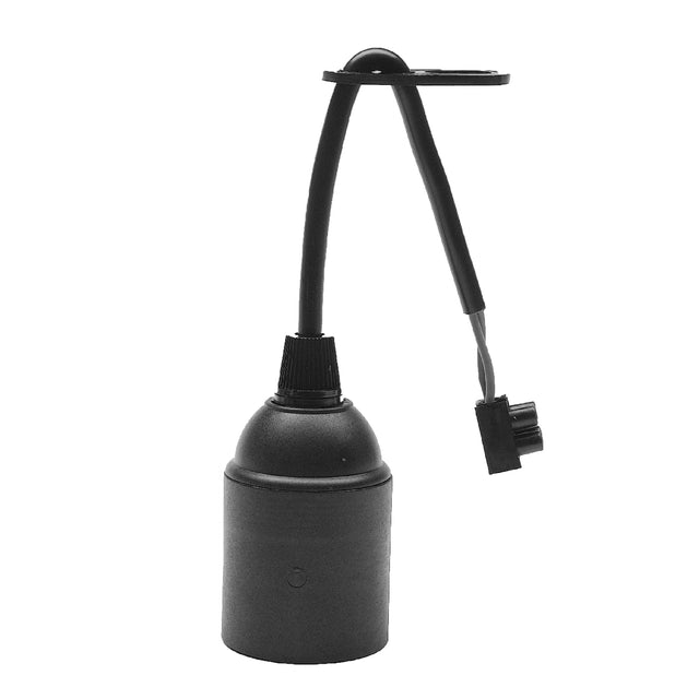 Fassung E27 230V 60W,20cm 2x0,75 Kabel, Zugentlastung,Klemme