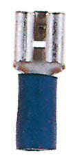 Foto: Flachsteckhülse 6,3 isoliert, blau, 1,5-2,5mm²
