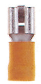 Flachsteckhülse 6,3 isoliert, gelb, 4-6mm²
