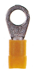 Ringzunge isoliert, gelb, 4-6mm², M5