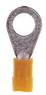 Ringzunge isoliert, gelb, 4-6mm², M8
