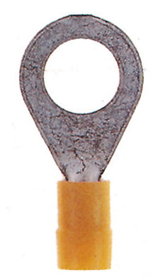 Ringzunge isoliert, gelb, 4-6mm², M10