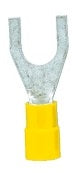 Gabel-Kabelschuh isoliert, gelb, 4-6mm², M8