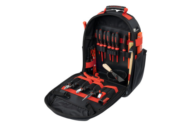 Lehrlingsrucksack ECO 370x210x490mm, 28 Werkzeuge
